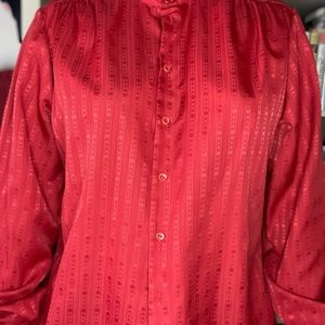 Vintage red blouse size 38